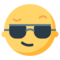 Smiling Face With Sunglasses emoji on Mozilla